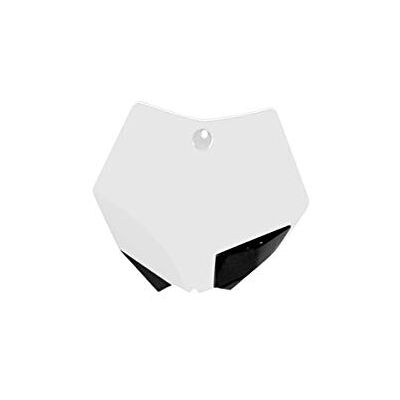Polisport 8664700016 Portanúmeros frontal réplica OEM fabricado en plástico brillante duradero y resistente compatible con motocicletas KTM en color blanco Polisport 8664700016 Portanúmeros frontal réplica OEM fabricado en plástico brillante duradero y resistente compatible con motocicletas KTM en color blanco
