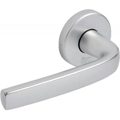 Juego de manijas de puerta de aluminio Logio VACHETTE - Roseta redonda - 48mm Juego de manijas de puerta de aluminio Logio VACHETTE - Roseta redonda - 48mm
