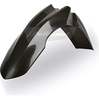 Polisport Guardabarros delantero réplica OEM fabricado en plástico brillante duradero y resistente compatible con motocicletas Honda en color negro Polisport Guardabarros delantero réplica OEM fabricado en plástico brillante duradero y resistente compatible con motocicletas Honda en color negro