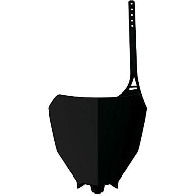 Polisport Portanúmeros frontal réplica OEM fabricado en plástico brillante duradero y resistente compatible con motocicletas Honda en color negro Polisport Portanúmeros frontal réplica OEM fabricado en plástico brillante duradero y resistente compatible con motocicletas Honda en color negro
