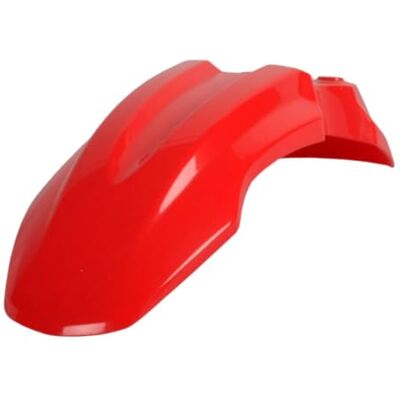 Polisport 8563100003 Guardabarros delantero réplica OEM fabricado en plástico brillante duradero y resistente compatible con motocicletas Honda en color rojo Polisport 8563100003 Guardabarros delantero réplica OEM fabricado en plástico brillante duradero y resistente compatible con motocicletas Honda en color rojo