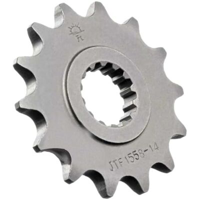 Piñón de acero JT - 14 dientes - Paso 420 - Pieza de moto Piñón de acero JT - 14 dientes - Paso 420 - Pieza de moto