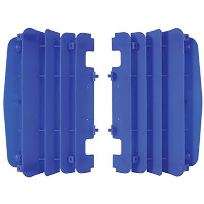 Polisport 8455600002 Juego de protectores de radiador fabricado en polipropileno resistente y duradero sin herrajes compatible con motocicletas Yamaha en color azul Polisport 8455600002 Juego de protectores de radiador fabricado en polipropileno resistente y duradero sin herrajes compatible con motocicletas Yamaha en color azul