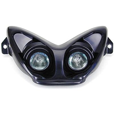 Faro delantero negro One para scooter MBK 50mm Faro delantero negro One para scooter MBK 50mm