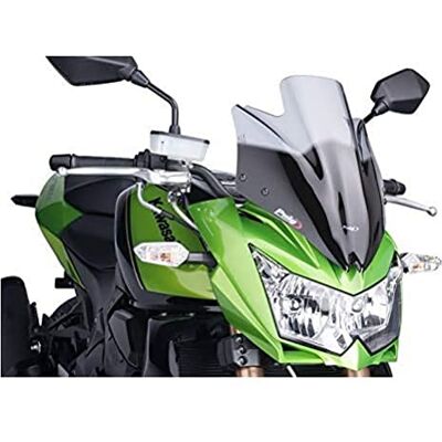 Puig 4523T Parabrisas - Acrílico resistente a impactos, aerodinámico, para motos estándar Puig 4523T Parabrisas - Acrílico resistente a impactos, aerodinámico, para motos estándar