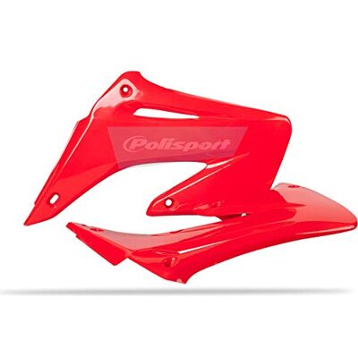 Polisport Tapas de Radiador Resistentes y duraderas Compatible con Motocicletas Honda en Color Rojo Polisport Tapas de Radiador Resistentes y duraderas Compatible con Motocicletas Honda en Color Rojo