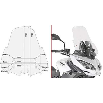 GIVI Spoiler Kawasaki VERSYS 650 GIVI Spoiler Kawasaki VERSYS 650