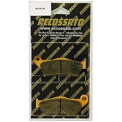 ACCOSSATO agpa29ev1 Pastilla de freno para KTM > LC4 620 SX (1995 – 1999) ACCOSSATO agpa29ev1 Pastilla de freno para KTM > LC4 620 SX (1995 – 1999)