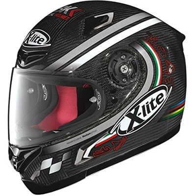 Nolan X-Lite X de 802 de R Ultra Carbon SBK racinghelm, Color Carbono, tamaño L (59/60) Nolan X-Lite X de 802 de R Ultra Carbon SBK racinghelm, Color Carbono, tamaño L (59/60)