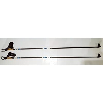Mc Kinley Active Bastones de esquí (150), Color Negro y Blanco Mc Kinley Active Bastones de esquí (150), Color Negro y Blanco