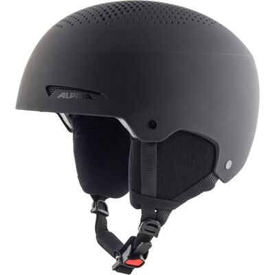 ALPINA Arber Casco de esquí Ligero Adultos, con Almohadillas de Orejas extraíbles, absorción de Impactos óptima, Black Matt, L (58-61) ALPINA Arber Casco de esquí Ligero Adultos, con Almohadillas de Orejas extraíbles, absorción de Impactos óptima, Black Matt, L (58-61)