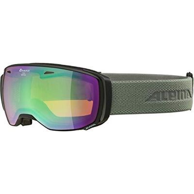 ALPINA Unisex Adultos, ESTETICA Q-Lite Gafas de esquí, Black-moongrey, One Size ALPINA Unisex Adultos, ESTETICA Q-Lite Gafas de esquí, Black-moongrey, One Size