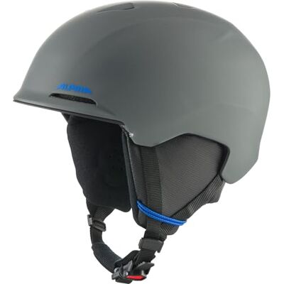ALPINA Brix Jr Casco de esquí Seguro y Ligero para niños, con Almohadillas de Orejas extraíbles, óptima absorción de Impactos y Buena ventilación, Midnight-Grey Matt, M (55-59) ALPINA Brix Jr Casco de esquí Seguro y Ligero para niños, con Almohadillas de Orejas extraíbles, óptima absorción de Impactos y Buena ventilación, Midnight-Grey Matt, M (55-59)