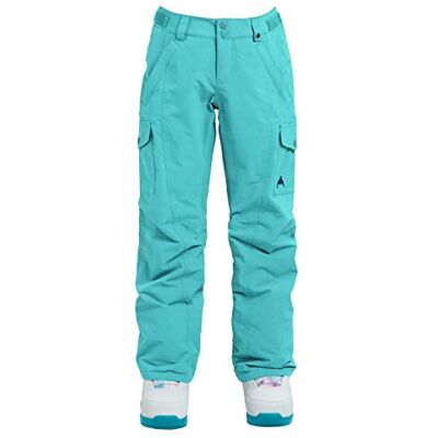 Burton Elite Cargo Pantalón de Snowboard, Niñas, Azul (Aruba), S Burton Elite Cargo Pantalón de Snowboard, Niñas, Azul (Aruba), S