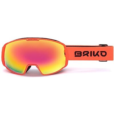Briko KILI FREE FIGHTER 7.6 OTG, GAFAS DE PROTECCIÓN Unisex adulto, Orange Flame RM3, Taglia unica - Briko KILI FREE FIGHTER 7.6 OTG, GAFAS DE PROTECCIÓN Unisex adulto, Orange Flame RM3, Taglia unica -