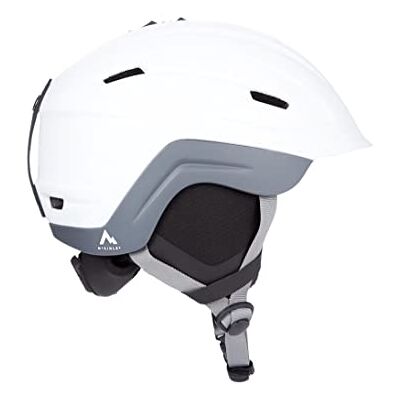 Mc Kinley Flyte Pro Hs-618 Casco de esquí, Blanco/Gris, Medium Mc Kinley Flyte Pro Hs-618 Casco de esquí, Blanco/Gris, Medium