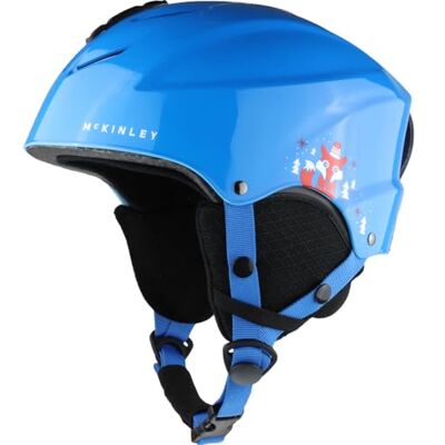 Mc Kinley Mistralfoxy Casco Infantil de esquí y Gafas (Talla M), Color Azul Mc Kinley Mistralfoxy Casco Infantil de esquí y Gafas (Talla M), Color Azul