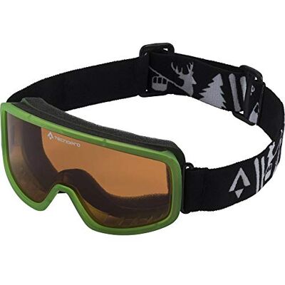 TECNOPRO Mistral 2.0 Gafas de esquí, color negro y verde TECNOPRO Mistral 2.0 Gafas de esquí, color negro y verde