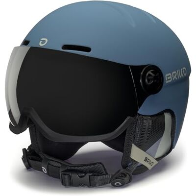 Briko Helmet, Adultos Unisex, Matt Lynch Blue-Silver Sand, S Briko Helmet, Adultos Unisex, Matt Lynch Blue-Silver Sand, S