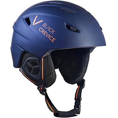 Black Crevice Casco de esquí Streif I Casco de esquí a Prueba de Golpes con diseño Deportivo I Casco Unisex I Casco de Snowboard I Ventilación Activa I (XL, Azul Marino/Naranja Mate) Black Crevice Casco de esquí Streif I Casco de esquí a Prueba de Golpes con diseño Deportivo I Casco Unisex I Casco de Snowboard I Ventilación Activa I (XL, Azul Marino/Naranja Mate)
