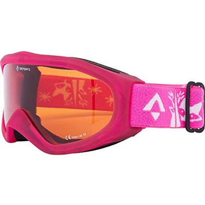 TECNOPRO Snowfoxy Gafas de esquí para niño, Infantil, Color Pink/Pink, tamaño Size TECNOPRO Snowfoxy Gafas de esquí para niño, Infantil, Color Pink/Pink, tamaño Size