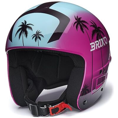 Briko Helmet, Adultos Unisex, Shiny Flirt Purple-Turquoise Blue-Mirage Dark Violet, 56 Briko Helmet, Adultos Unisex, Shiny Flirt Purple-Turquoise Blue-Mirage Dark Violet, 56