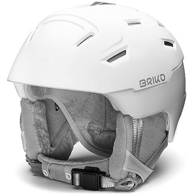 Briko , Helmet Mujer, Matt Shiny White, XL Briko , Helmet Mujer, Matt Shiny White, XL