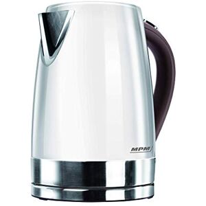 MPM Hervidor de Agua Eléctrico Inalámbrico de Acero Inoxidable, 1,7 Litros, 2200W, Libre de BPA, Blanco MPM Hervidor de Agua Eléctrico Inalámbrico de Acero Inoxidable, 1,7 Litros, 2200W, Libre de BPA, Blanco