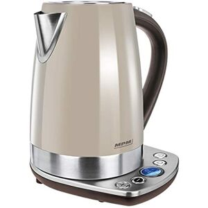 MPM Hervidor de Agua Eléctrico Inalámbrico de Acero Inoxidable, 1,7 Litros, 2200W, Libre de BPA, Beige MPM Hervidor de Agua Eléctrico Inalámbrico de Acero Inoxidable, 1,7 Litros, 2200W, Libre de BPA, Beige