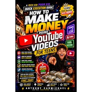Carmichael, Anthony How to Make Money Doing YouTube Videos for Teens: Build a YouTube Channel, Grow an Audience & Make Money Online with Video Content (Rich Kid Poor Kid QUICK EXECUTION GUIDE SERIES) Carmichael, Anthony How to Make Money Doing YouTube Videos for Teens: Build a YouTube Channel, Grow an Audience & Make Money Online with Video Content (Rich Kid Poor Kid QUICK EXECUTION GUIDE SERIES)