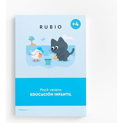 ENRIQUE RUBIO POLO, SLU Pack de verano Educación Infantil + 4 años 3 cuadernos para repasar en vacaciones (PACKS ESCOLARES) ENRIQUE RUBIO POLO, SLU Pack de verano Educación Infantil + 4 años 3 cuadernos para repasar en vacaciones (PACKS ESCOLARES)