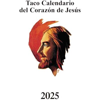 Vv. Aa. Taco Calendario Sagrado Corazón 2025 pared con imán Vv. Aa. Taco Calendario Sagrado Corazón 2025 pared con imán
