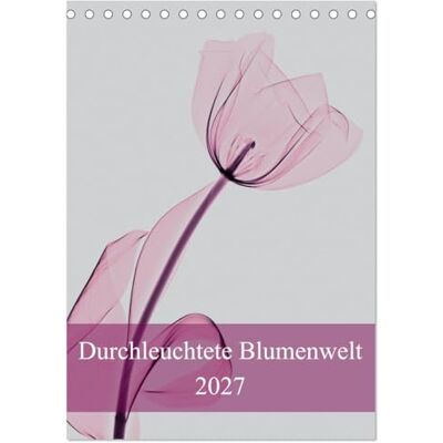 CALVENDO Fluorescent Blumenwelt 2027 (calendario de mesa 2027 DIN A5 alto), calendario mensual: el calendario de flores algo especial 2023 CALVENDO Fluorescent Blumenwelt 2027 (calendario de mesa 2027 DIN A5 alto), calendario mensual: el calendario de flores algo especial 2023