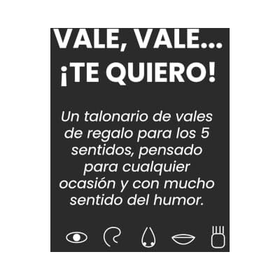 Elsa Talonario de Vales de Regalo para los 5 Sentidos: Vista, Oído, Olfato, Gusto y Tacto Idea de Regalo Original y Divertida para Parejas, Familia y Amigos: Vale, Vale... ¡Te Quiero! Elsa Talonario de Vales de Regalo para los 5 Sentidos: Vista, Oído, Olfato, Gusto y Tacto Idea de Regalo Original y Divertida para Parejas, Familia y Amigos: Vale, Vale... ¡Te Quiero!