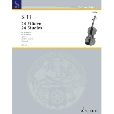 Schott 24 Etüden aus op. 32: 12 Etüden in der 2. und 3. Lage und Lagenwechsel 1-3. viola. Schott 24 Etüden aus op. 32: 12 Etüden in der 2. und 3. Lage und Lagenwechsel 1-3. viola.