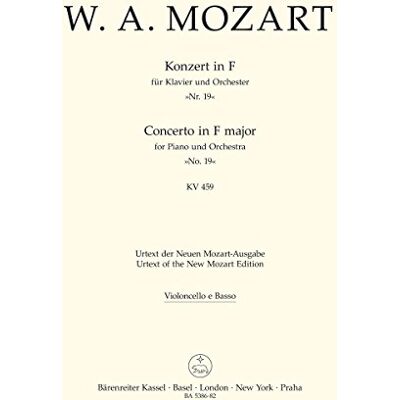 BARENREITER Konzert F-Dur KV459 Piano y orquesta BARENREITER Konzert F-Dur KV459 Piano y orquesta