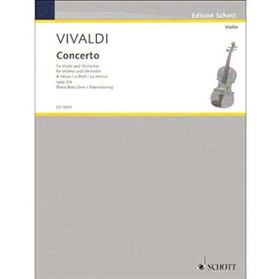 Schott Concert 06 a-moll Op.3 (Lenzewski) Book Schott Concert 06 a-moll Op.3 (Lenzewski) Book