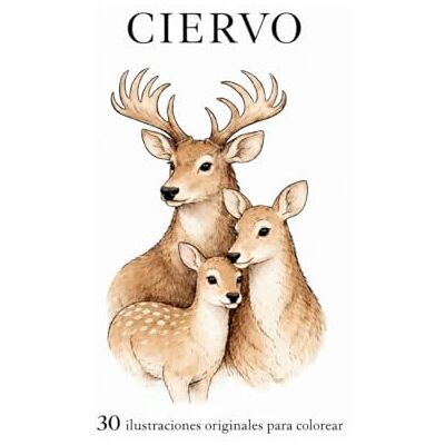 ART Ciervo: 30 ilustraciones originales para colorear ART Ciervo: 30 ilustraciones originales para colorear