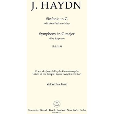 BARENREITER Symphony No. 94 G major Hob. I:94 The Surprise Orchestra PART BARENREITER Symphony No. 94 G major Hob. I:94 The Surprise Orchestra PART
