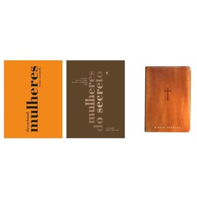 Diversos Kit Devocional V2 + Mulheres do Secreto + Bíblia Com Mapas Mentais -NVT Diversos Kit Devocional V2 + Mulheres do Secreto + Bíblia Com Mapas Mentais -NVT