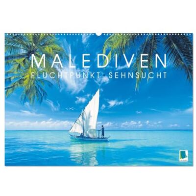 Calvendo Die Malediven: Fluchtpunkt Sehnsucht (Wandkalender 2027 DIN A2 quer), Monatskalender: Die Inselgruppe der Malediven: Poesie im Pazifik Calvendo Die Malediven: Fluchtpunkt Sehnsucht (Wandkalender 2027 DIN A2 quer), Monatskalender: Die Inselgruppe der Malediven: Poesie im Pazifik