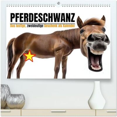 Fotografie, Mb Pferdeschwanz Das lustige, zweideutige Geschenk als Kalender (hochwertiger Premium Wandkalender 2026 DIN A2 quer), Kunstdruck in Hochglanz: ... Geschenk und Geschenkkalender zum Lachen. Fotografie, Mb Pferdeschwanz Das lustige, zweideutige Geschenk als Kalender (hochwertiger Premium Wandkalender 2026 DIN A2 quer), Kunstdruck in Hochglanz: ... Geschenk und Geschenkkalender zum Lachen.
