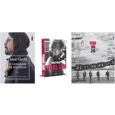 Diversos Kit O contador de histórias + Long Road + Pearl Jam Twenty Diversos Kit O contador de histórias + Long Road + Pearl Jam Twenty