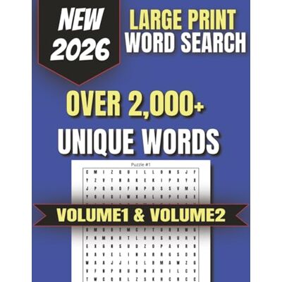 Rodriguez Large Print Word Search Puzzles, 2,000+ Words: Volume 1 & Volume 2 Of Your Favorite Word Search Puzzles! Rodriguez Large Print Word Search Puzzles, 2,000+ Words: Volume 1 & Volume 2 Of Your Favorite Word Search Puzzles!