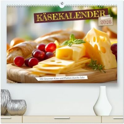 Fotografie, Mb Käsekalender mit Gourmet Käse und Platten durchs Jahr (hochwertiger Premium Wandkalender 2026 DIN A2 quer), Kunstdruck in Hochglanz: Käsekalender ... und als Küchenkalender voller Genussmomente. Fotografie, Mb Käsekalender mit Gourmet Käse und Platten durchs Jahr (hochwertiger Premium Wandkalender 2026 DIN A2 quer), Kunstdruck in Hochglanz: Käsekalender ... und als Küchenkalender voller Genussmomente.