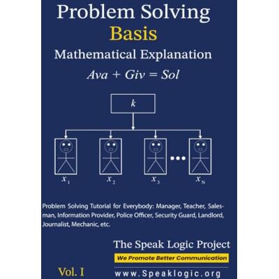 Pro-Ject Problem Solving Basis Mathematical Explanation Vol. I: Problem Solving Tutorial for Everybody: Manager, Teacher, Salesman, Information Provider, ... Guard, Landlord, Journalist, Mechanic, etc. Pro-Ject Problem Solving Basis Mathematical Explanation Vol. I: Problem Solving Tutorial for Everybody: Manager, Teacher, Salesman, Information Provider, ... Guard, Landlord, Journalist, Mechanic, etc.