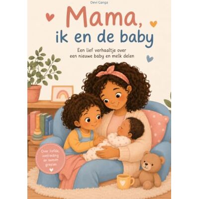 Devi Mama, ik en de baby: Een lief verhaaltje over een nieuwe baby en melk delen Devi Mama, ik en de baby: Een lief verhaaltje over een nieuwe baby en melk delen
