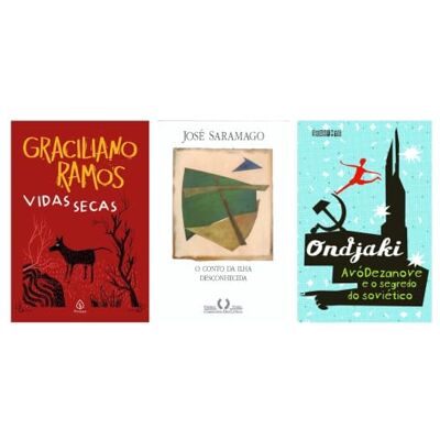 Diversos Kit Vidas secas + O conto da ilha desconhecida + Avódezanove e o segredo Diversos Kit Vidas secas + O conto da ilha desconhecida + Avódezanove e o segredo