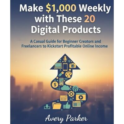 Avery Make $1000 Weekly with These 20 Digital Products: A Casual Guide for Beginner Creators and Freelancers to Kickstart Profitable Online Income Avery Make $1000 Weekly with These 20 Digital Products: A Casual Guide for Beginner Creators and Freelancers to Kickstart Profitable Online Income