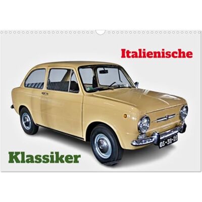CALVENDO Clásicos italianos (calendario de pared 2027 DIN A3 horizontal), calendario mensual: experimenta la pasión italiana sobre cuatro ruedas, ¡nueva cada mes! CALVENDO Clásicos italianos (calendario de pared 2027 DIN A3 horizontal), calendario mensual: experimenta la pasión italiana sobre cuatro ruedas, ¡nueva cada mes!